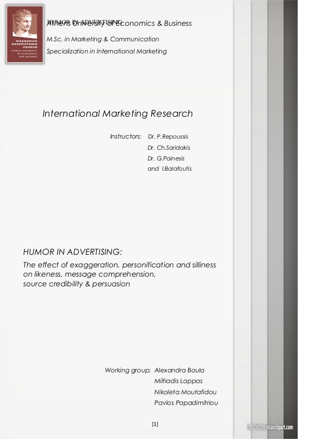 humor advertising thesis